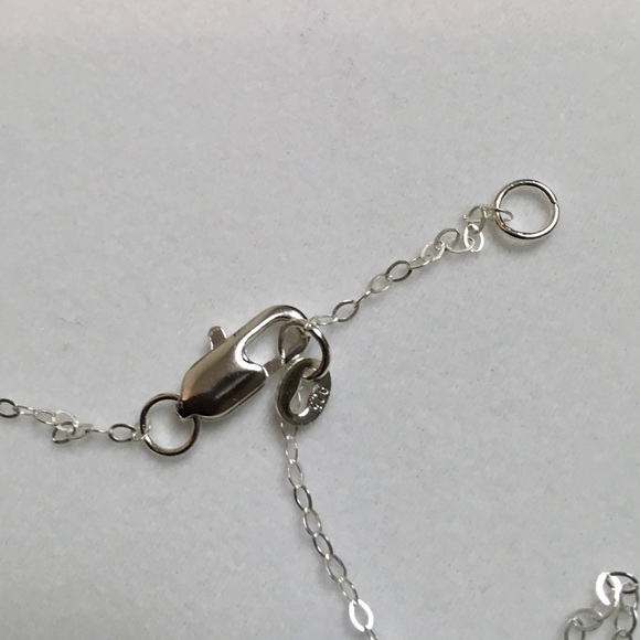 Sterling Silver Lotus Flower Necklace - Picture 5 of 7